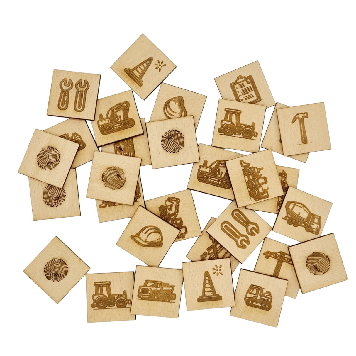 Wisewoodz Construction Memory Game