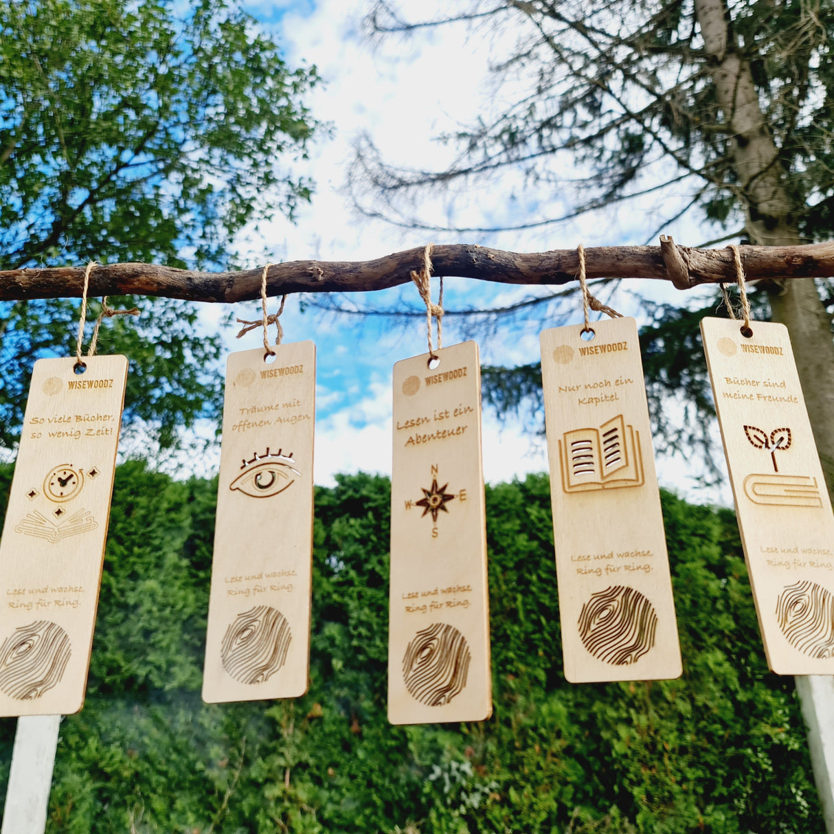 Wooden Bookmarks With Phrases About Reading and the Little Prince Christmas  Gift Laser Cut 