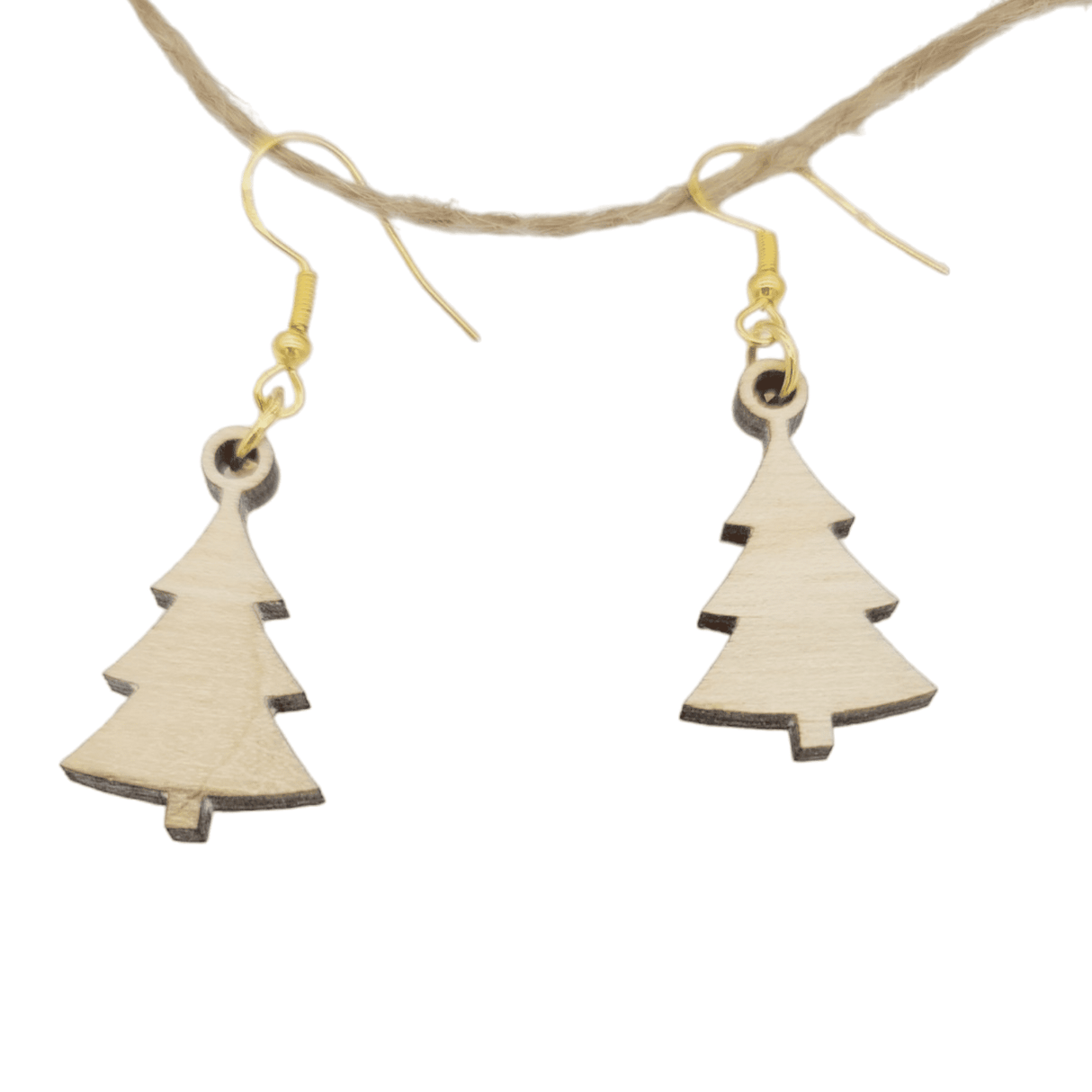 Wisewoodz Christmas Tree Earrings: Festive sparkle! 🎄✨