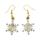 Wisewoodz snowflake earrings: winter magic for children! ❄️✨